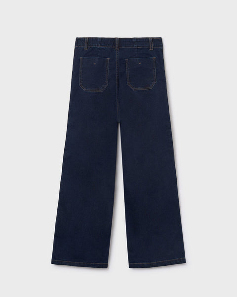 Wide Leg Denim Pant