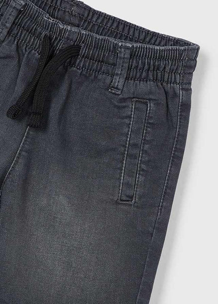 Soft Denim Beruda Jogger Short