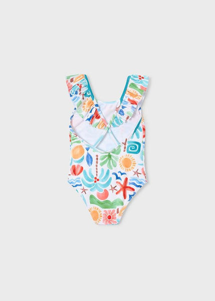 Printed One Piece Swimsuit