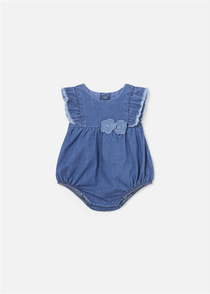 2pc Denim Romper w. Hat