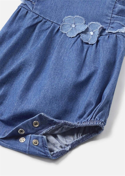 2pc Denim Romper w. Hat