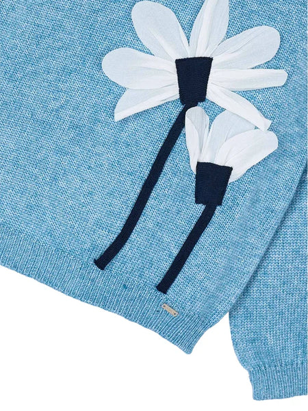 2pc Flower Sweater & Short Set