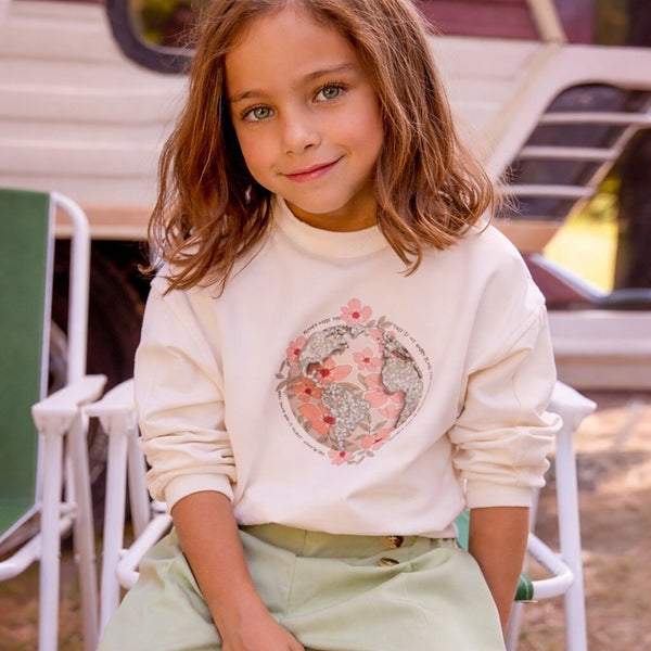 2pc Denim & Sweatshirt Set