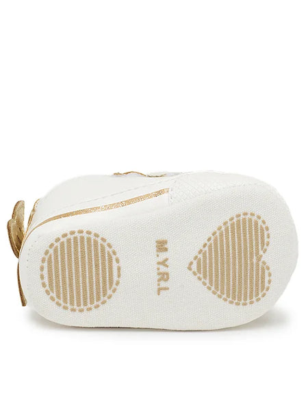 Gold Detail Velcro Sneaker