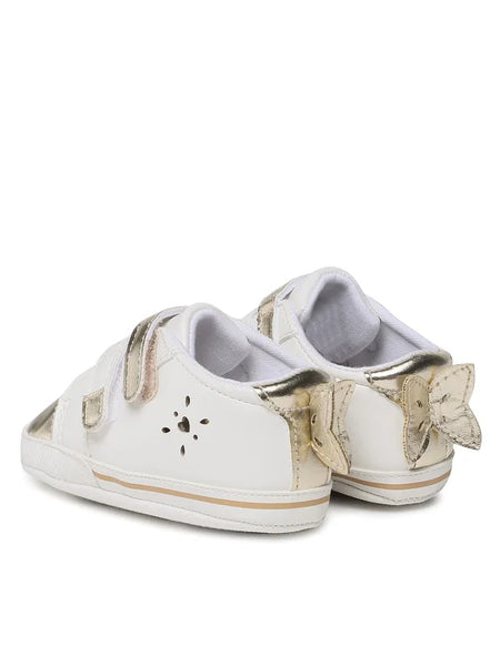 Gold Detail Velcro Sneaker