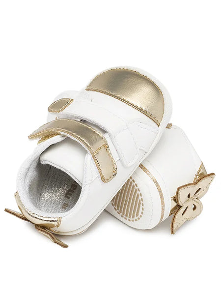 Gold Detail Velcro Sneaker