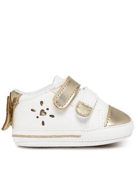 Gold Detail Velcro Sneaker