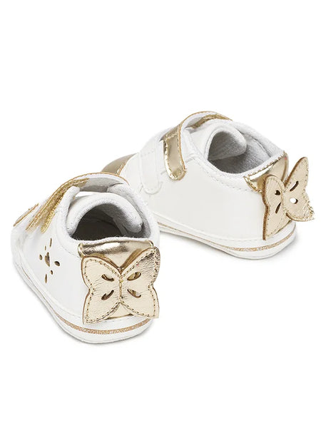 Gold Detail Velcro Sneaker