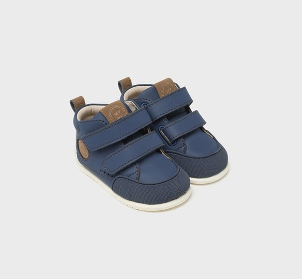 [42417] Double Velcro Hi Top Bootie