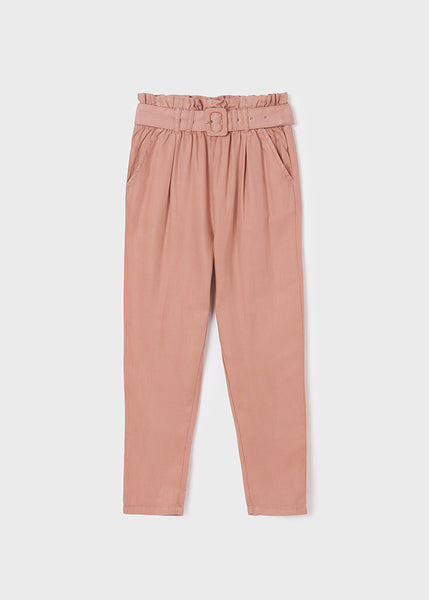 2pc Paper Bag Tencel Pant