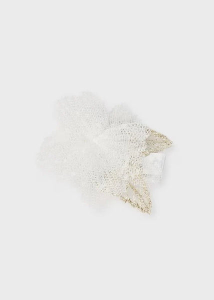 Tulle Flower Hair Clip