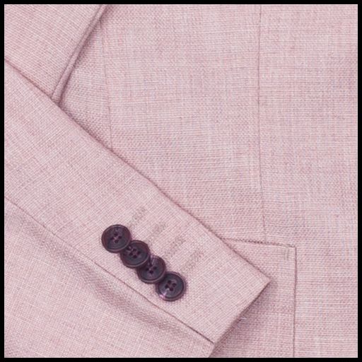 Blush Rose Linen Blazer