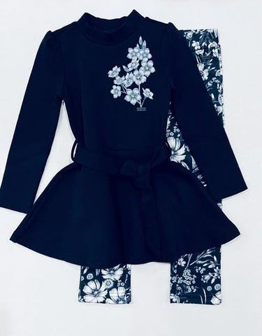 2pc Scarlette/Dayna Floral Tunic Dress Set