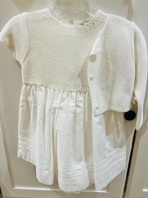 2pc Knit Dress w. Cardigan