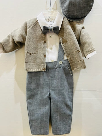 5pc Plaid Pant Set