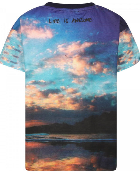 TS_Melon Sunset Surf Tee