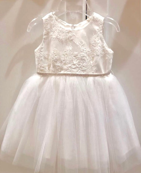 Tearose Teter Warm 2pc Lace Tank Baptism Dress