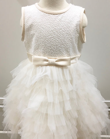 Tiered Tulle Tank Flower Girl Dress