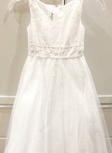 A-Line Tulle w. Beading Communion Dress