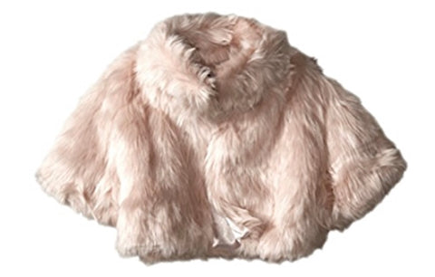 Biscotti Soft Rose Fur Bolero