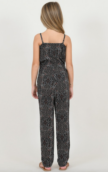 Molly Bracken Ethnic Print Jumpsuit