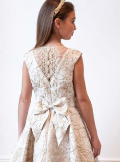 David Charles Gold Brocade Dress – Kid's Country Children's Boutique