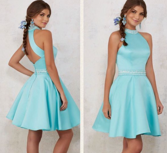 Damas Satin Halter