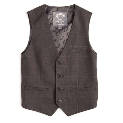 Windowpane Tailored Vest