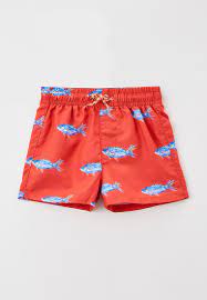 2pc Fish Swim Trunk Set