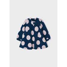 2pc Pink Dot Knit Dress Set