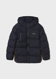 2pc Puffer Jacket with Contract Detail