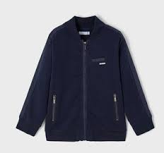 [3407--] Fleece Zip Bomber