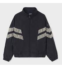 [6426-] Blk&Grey Windbreaker