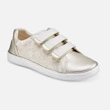 Girls Lace Sporty Velcro Sneaker