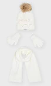 [10155/21-] 3pcHat/Scarf/GloveSet