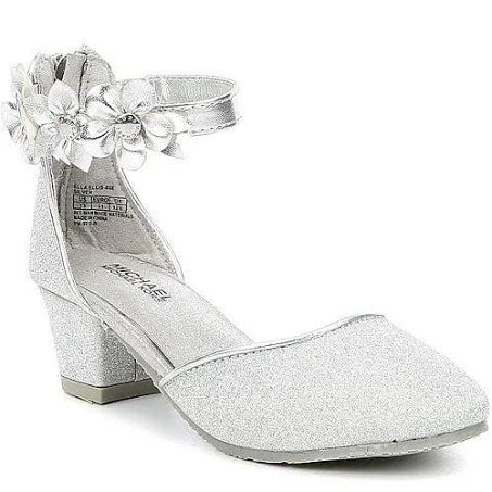 Girls silver shoes size 2 2025